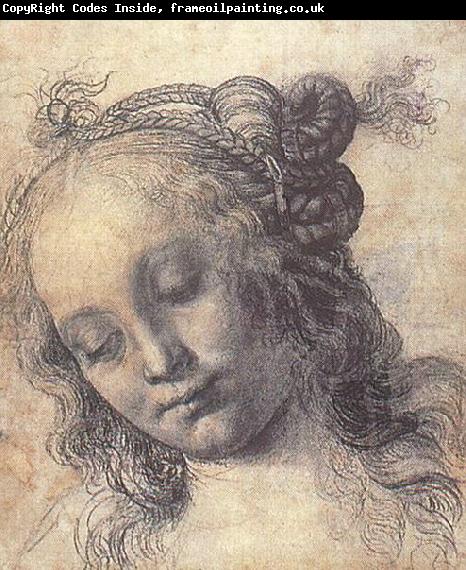 Andrea del Verrocchio Head of a Girl